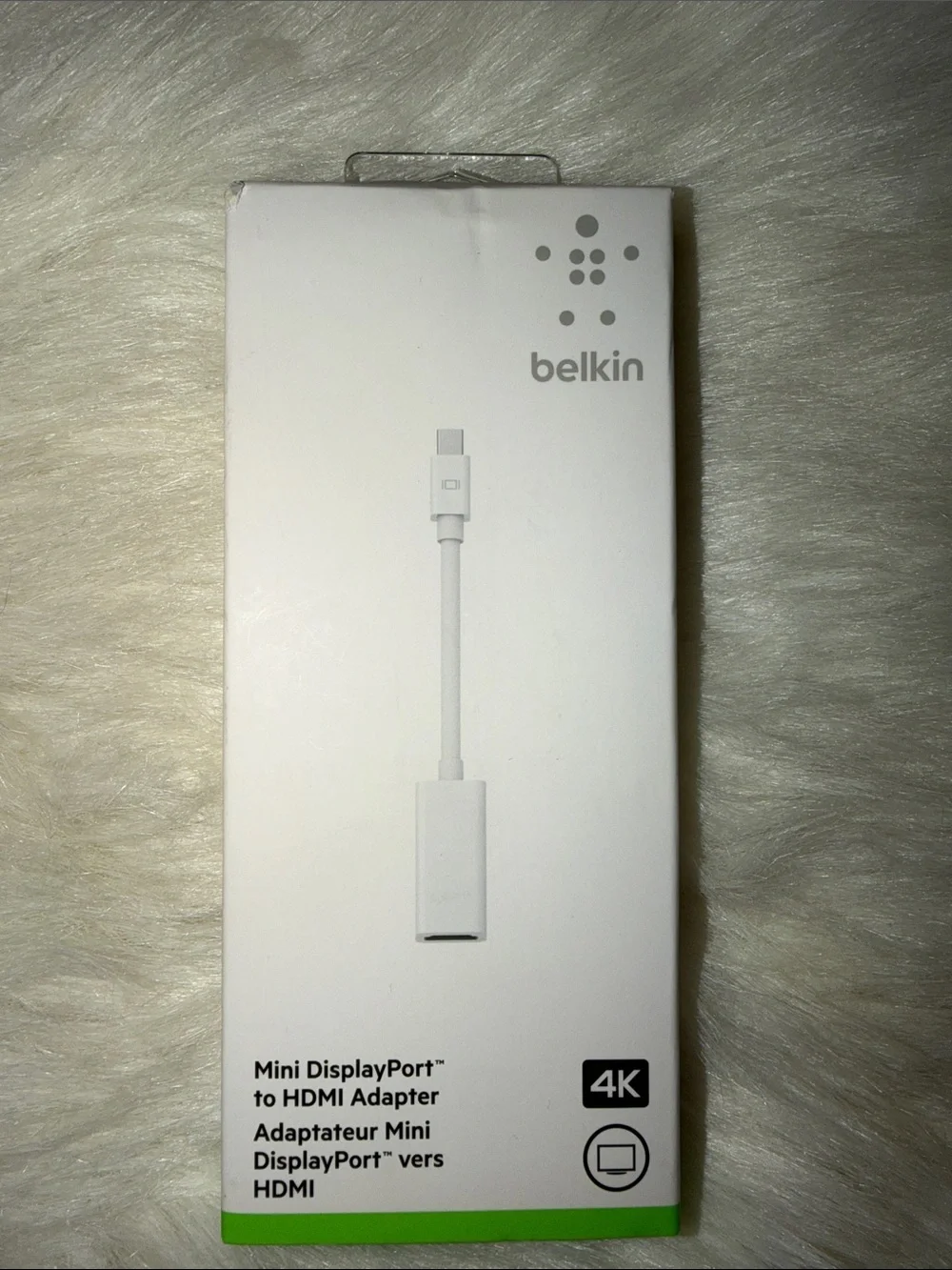 belkin White Mini DisplayPort to HDMI Adapter